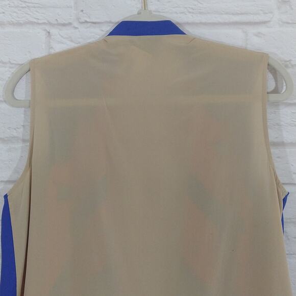 A DKNY Women's Silk Handkerchief Floral Print Sleeveless Kimono Vest Top Size S - Picture 7 of 10